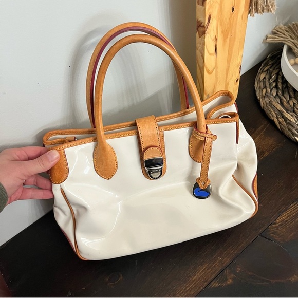 Dooney and Bourke Patent Leather Handbag - Picture 1 of 6